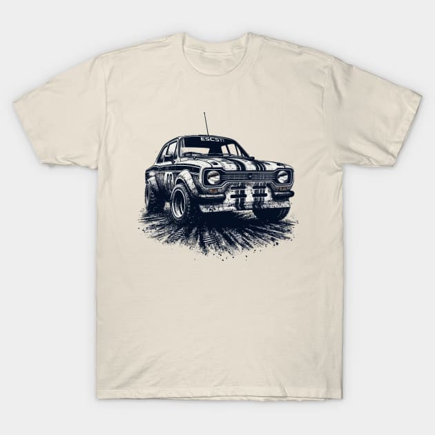 Ford Escort T-Shirt by Vehicles-Art